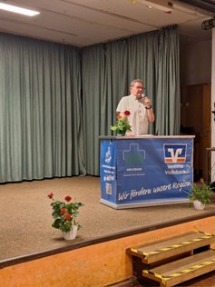 Blick in Saal